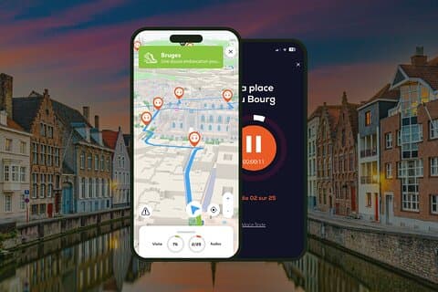Brügge: 1 Stunde 45 Minuten Audioguide-Stadtrundgang mit 22 Audiokommentaren