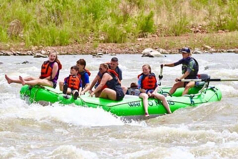 River Raft, Moab dagligt, eftermiddagstur