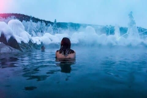 Tour por las auroras boreales y las aguas termales de Chena