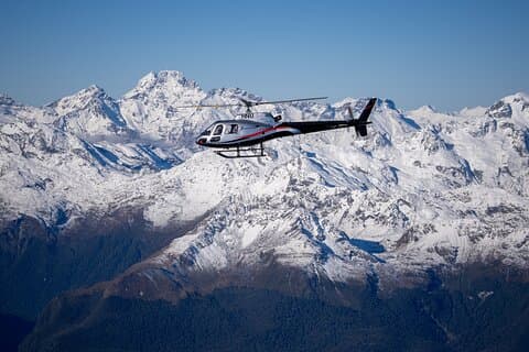 Helicopter Transfer from Milford Sound Airport to Queenstown