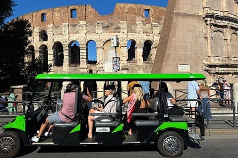 Tour in Golf carrello a Roma con Degustazione di Gelato Tradizionale