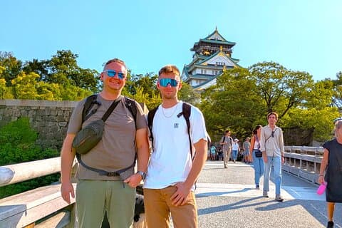 Guidet tur til Osaka slott og Osaka historiske museum