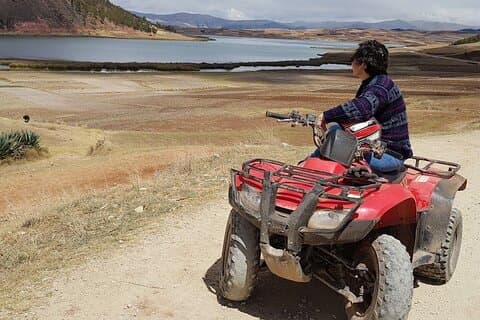Adventure in Huaypo-Piuray Lagoon Quad bikes in Cusco half Day