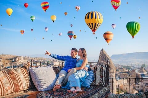 Istanbul : Cappadocia 2 - 3 dages tur med fly og hotel