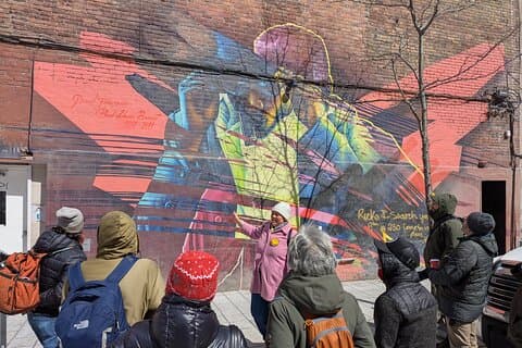 Tour a pie por los murales de Montréal