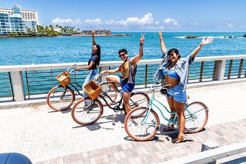Noleggio bici da crociera presso la laguna di Condado
