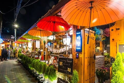 Seoul Nightscape Tour Hanok Village til Bugak Pavilion