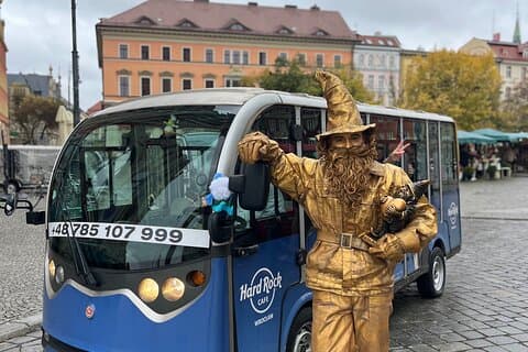 Breslauer Zwerge und Sightseeing E-Auto Tour