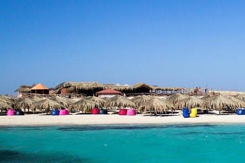 Hurghada Day Trip to Hula Hula Island by Boat