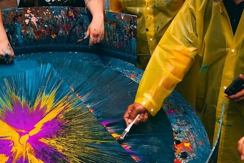 Expérience privée de spin art à LA
