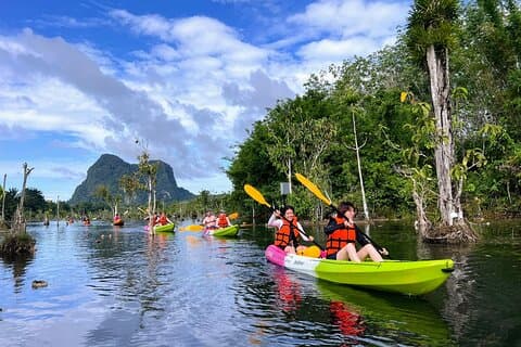 Klong Root's Hidden Gem Full Inmersion Kayak Trio o Quad