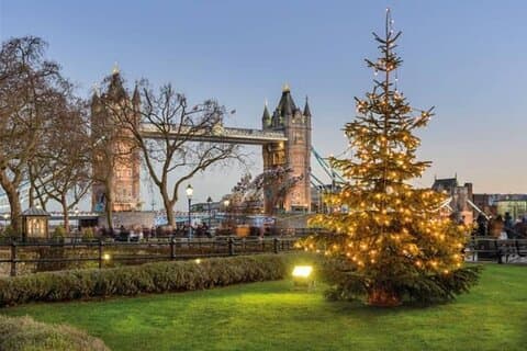 London juledag 1-dags hop-on-hop-off-bustur