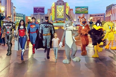 Billett til Warner Bros World Theme Park