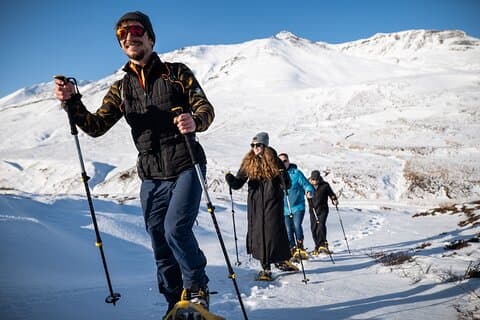 Family Snowshoe Hike from Akureyri
