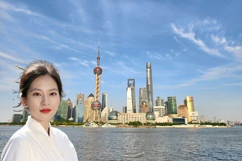 Passeggiata della città di Shanghai con narratore di storia locale