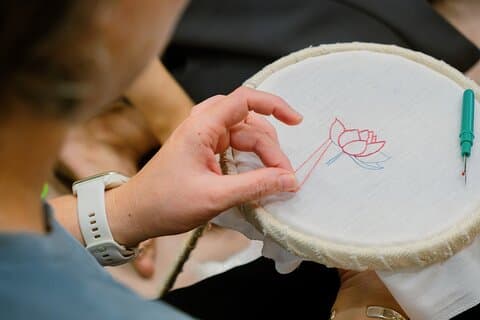 Hanoi Heritage: Traditional Embroidery Workshop in Ancient House
