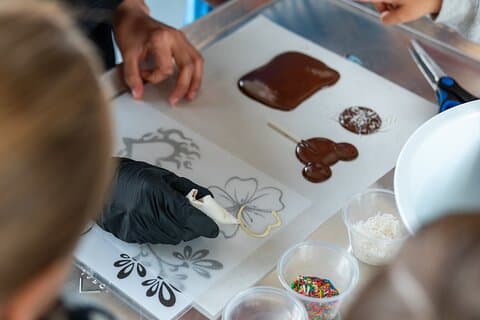 Workshop för att skapa dina egna chokladkakor