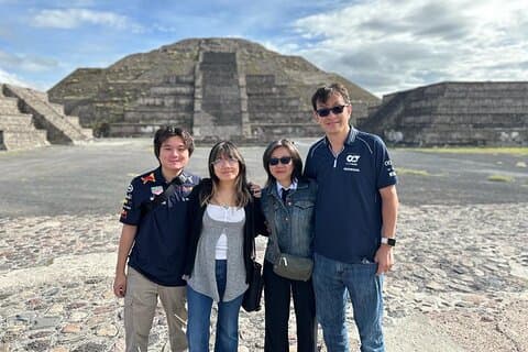 Tour naar de piramides van Teotihuacan