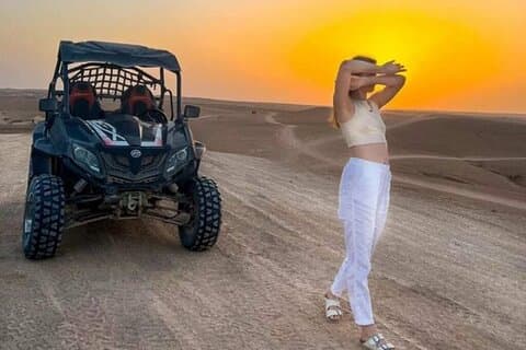 Buggy adventure in Agafay Desert with Dinner Show