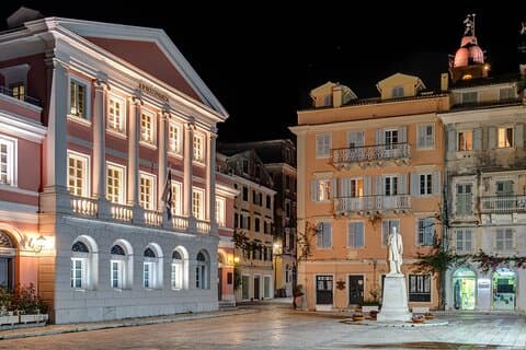 Corfu Town Architectural Walk and Wine Experience