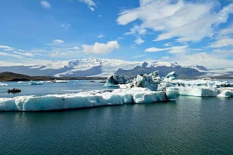 Lyx Glacier Lagoon och Diamond Beach privat dagstur
