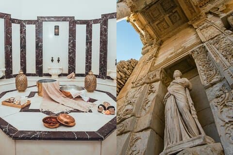 Tour por el patrimonio de Éfeso con relajante baño turco y almuerzo local