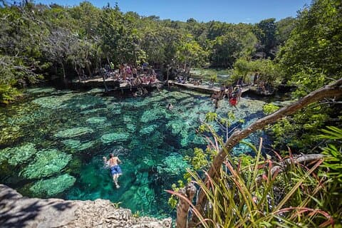 Cenote Azul avec transfert privé aller-retour