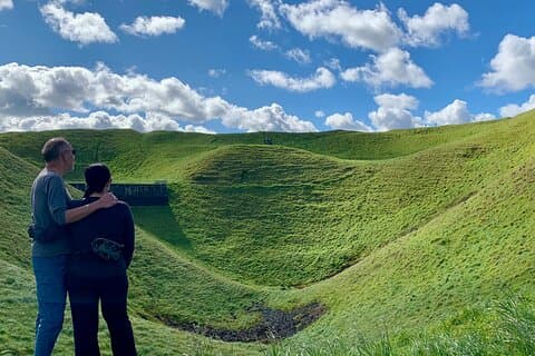 Excursion demi-journée aux volcans au départ d'Auckland