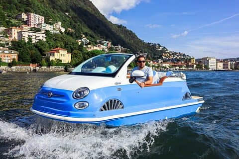 Excursión privada con capitán en un barco Fiat 500