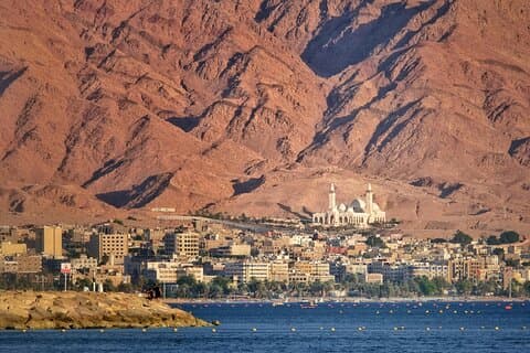 Escursione di un giorno sul Mar Morto da Aqaba City con app guidata personalizzata