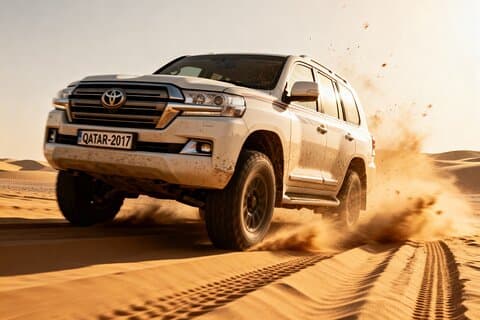 Safari en transit à Doha, Dune Bashing, promenade à dos de chameau et visite de la ville