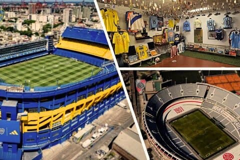Tour pelos estádios Boca Juniors e River Plate + Museu TOP.