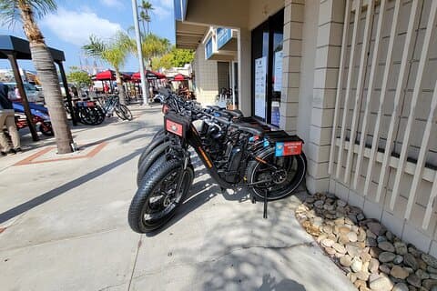 San Diego elektrisk cykeluthyrning