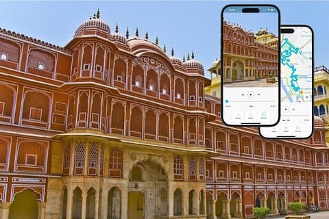 Jaipur Walled City Paseo por el patrimonio autoguiado con aplicación
