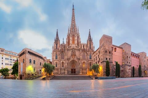 Inträdesbiljett till Barcelonas katedral