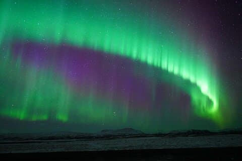 Aurora och Golden Circle Combo Tour med vikingar och valkyrior