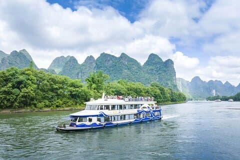 Guilin to Yangshuo Li River Cruise Jinshui Cave Liu Sanjie Show