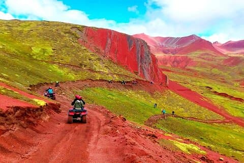 ATV Adventure naar Rainbow Mountain en rode vallei vanuit Cusco