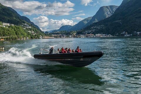 RIB Fjord Safari on the Hardangerfjord