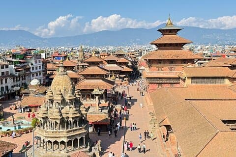 Sju världsarvsdagstur i Katmandu Nepal