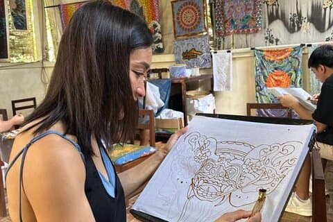 Private Bali Batik Class, Temple and Waterfall Tour-All Inclusive