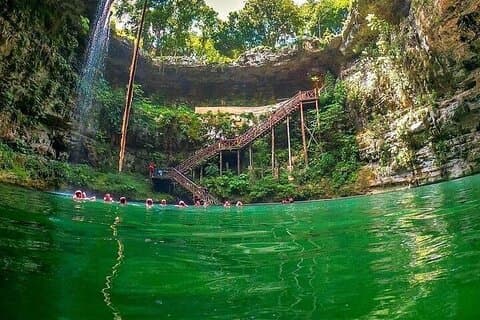 Hotell nära Chichen Itza Cenote Swim Valladolid Tequila Lunch Day Tour