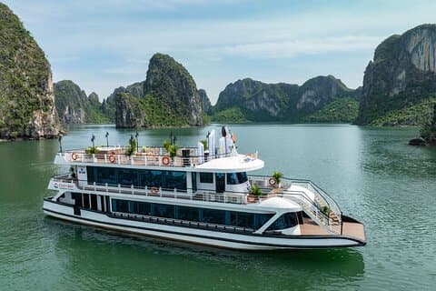 Cozy Bay Halong 5 - Croisière d'une journée, buffet, grotte, kayak et jacuzzi