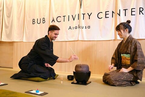 Friendly Tea Ceremony with Sakura Sweets Making in Tokyo