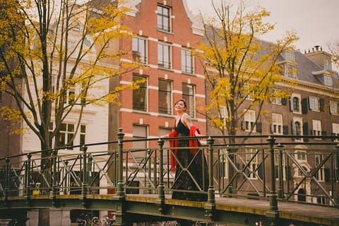 Amsterdam Private Custom Canal, Tulip, Windmill Photoshoot