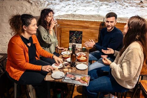 Lille gruppe fuld måltid mad tur med Do Eat Better