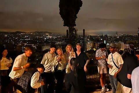 バルセロナパーティーバス＆VIPクラブ入場後
