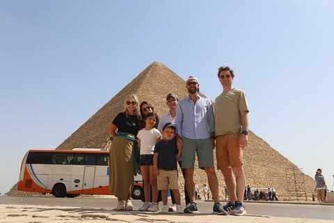 Halvdags guidet tur i Giza pyramider og Sphinx med overførsler