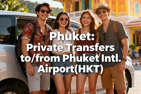 Phuket: Privat transfer til/fra Phuket Intl. Lufthavn (HKT)