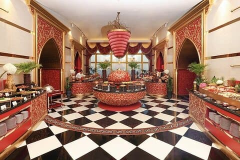 Burj Al Arab Al Iwan Lunch or Dinner Buffet with Transfers
